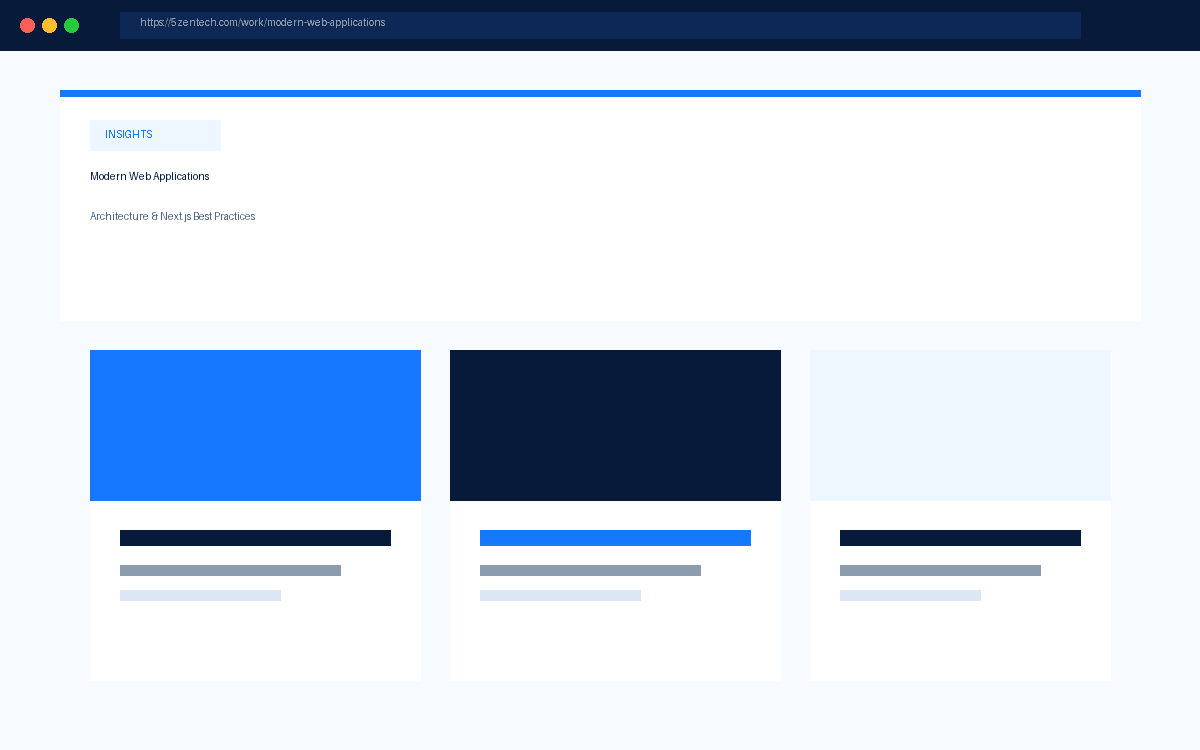 How We Build Modern Web Applications